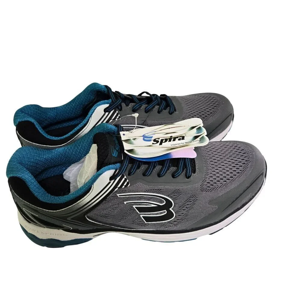 Spira Aquarius NWT Gray Running Training Shoes Size 10D/43 SRA131-D